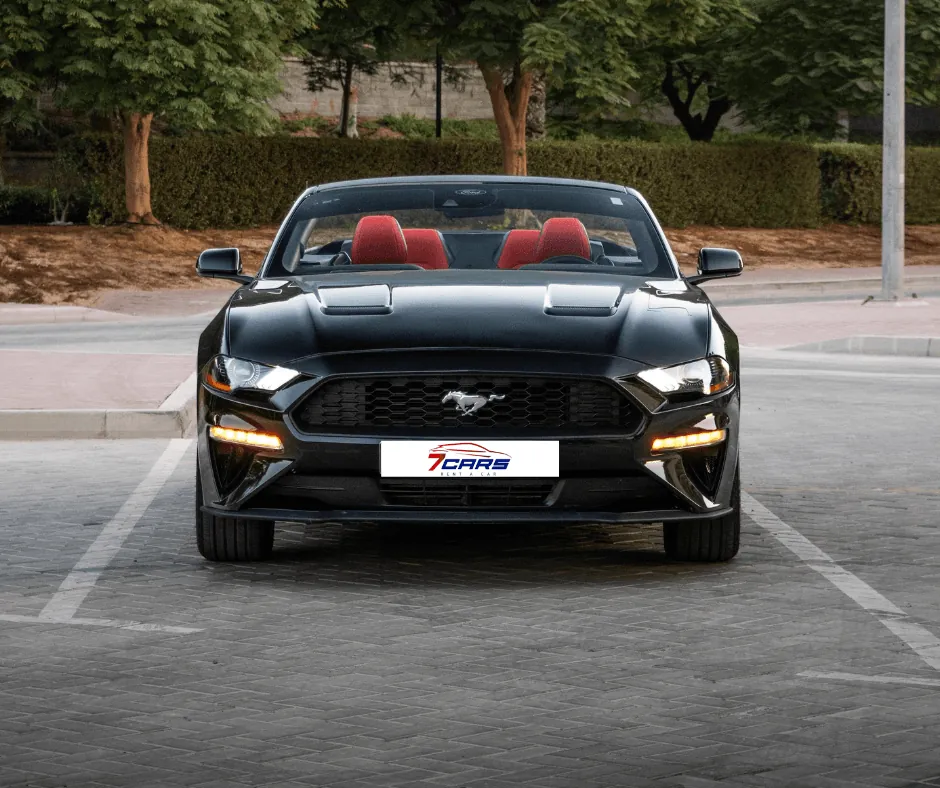 Ford Mustang 2022 Convertible for Rent – 2.3L Turbo Car | 7cars Rental