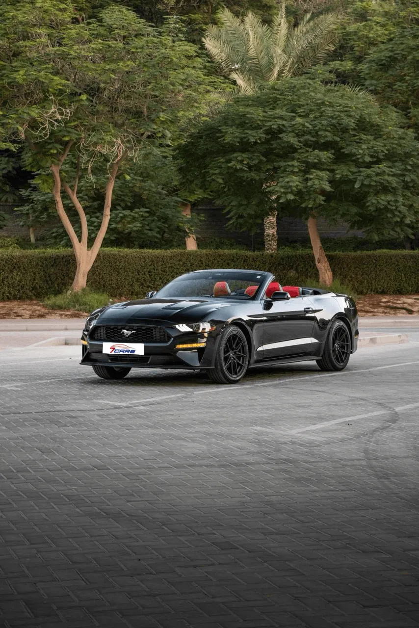 Ford Mustang 2022 Convertible for Rent – 2.3L Turbo Car | 7cars Rental