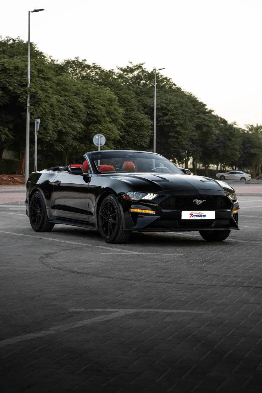 Ford Mustang 2022 Convertible for Rent – 2.3L Turbo Car | 7cars Rental