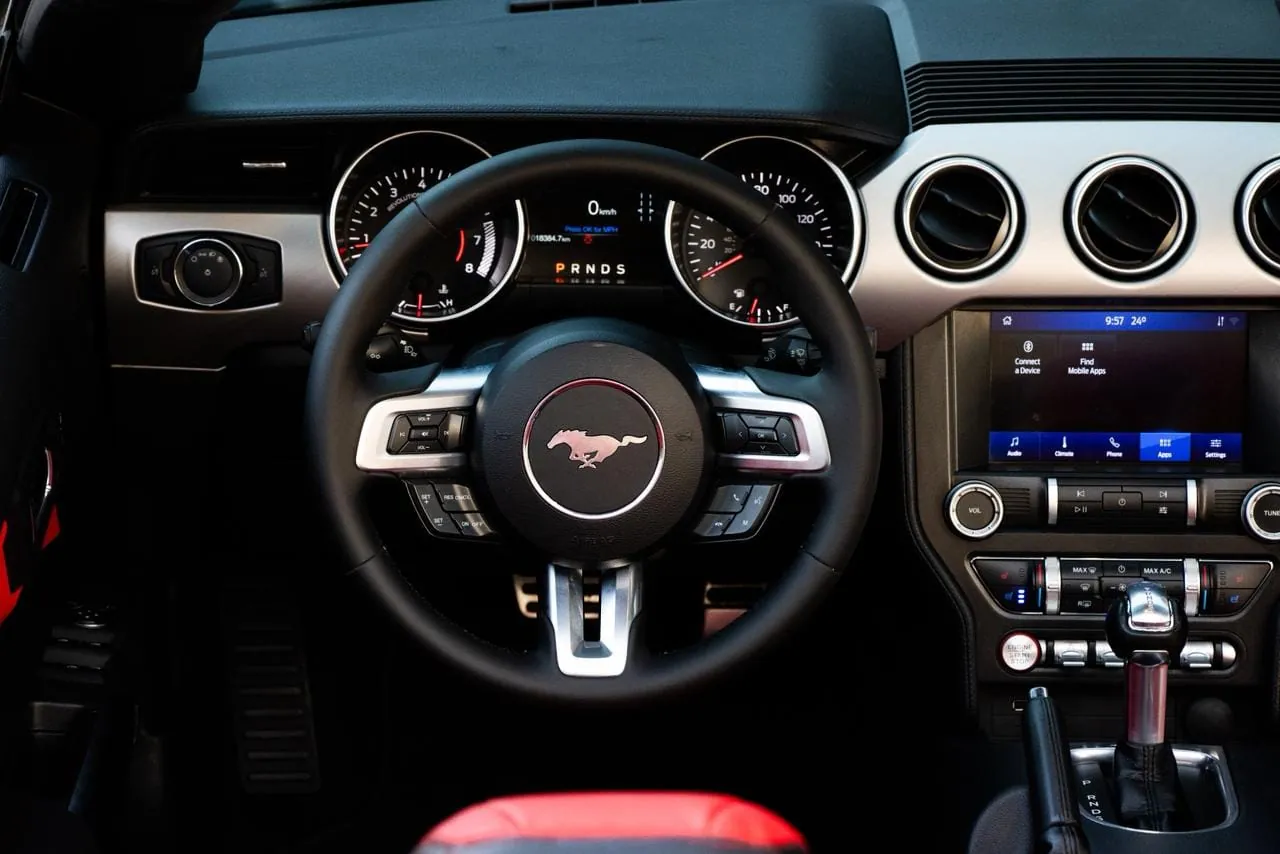 Ford Mustang 2022 Convertible for Rent – 2.3L Turbo Car | 7cars Rental