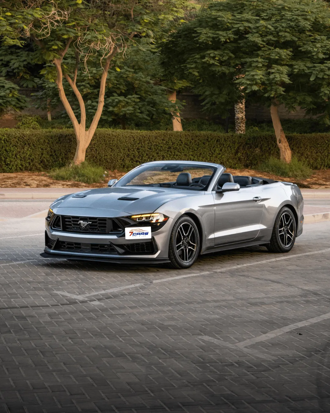 Ford Mustang 2024 Convertible for Rent – 2.3L Turbo Car | 7cars Rental