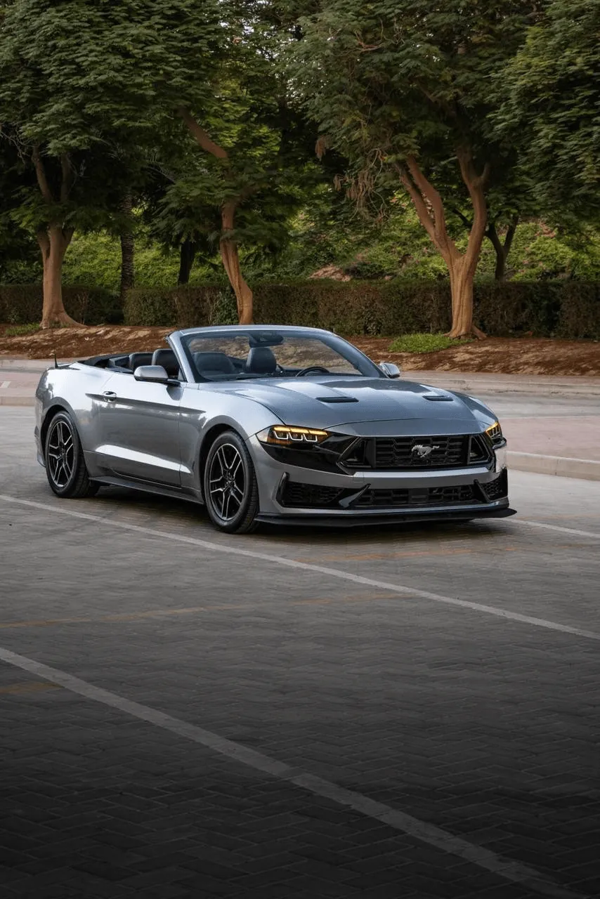 Ford Mustang 2024 Convertible for Rent – 2.3L Turbo Car | 7cars Rental