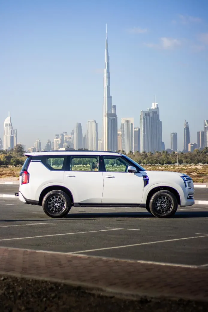 Nissan Patrol Platinum SE 2025 SUV for Rent – Premium Luxury SUV | 7cars Rental