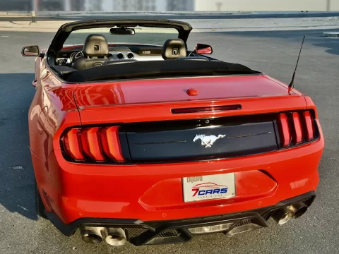 Rent Ford Mustang EcoBoost Convertible V4 2020 in Dubai