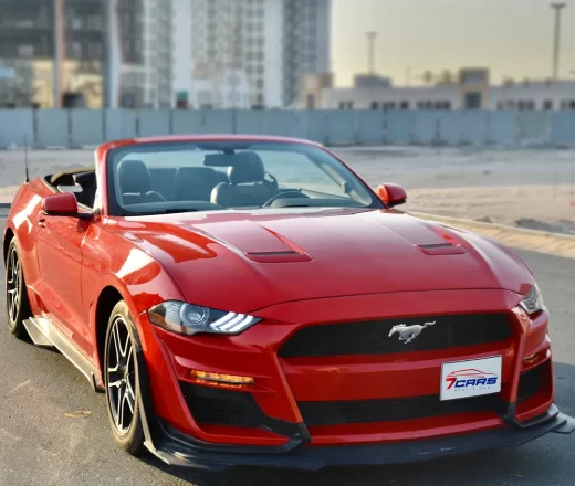 Rent Ford Mustang EcoBoost Convertible V4 2020 in Dubai