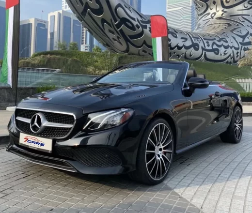 Rent Mercedes Benz E400 Convertible 2018 in Dubai